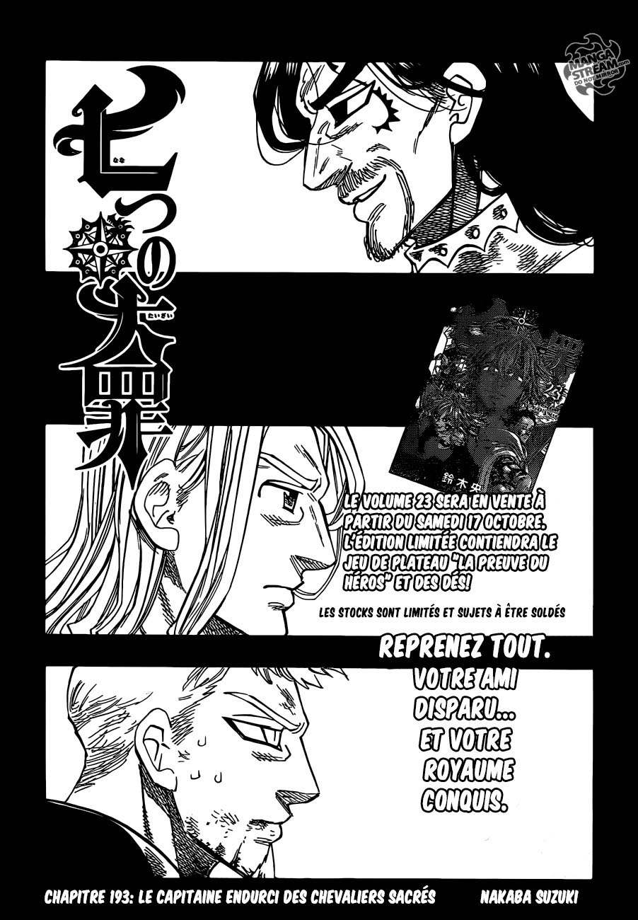 Nanatsu No Taizai: Chapter 195 - Page 1